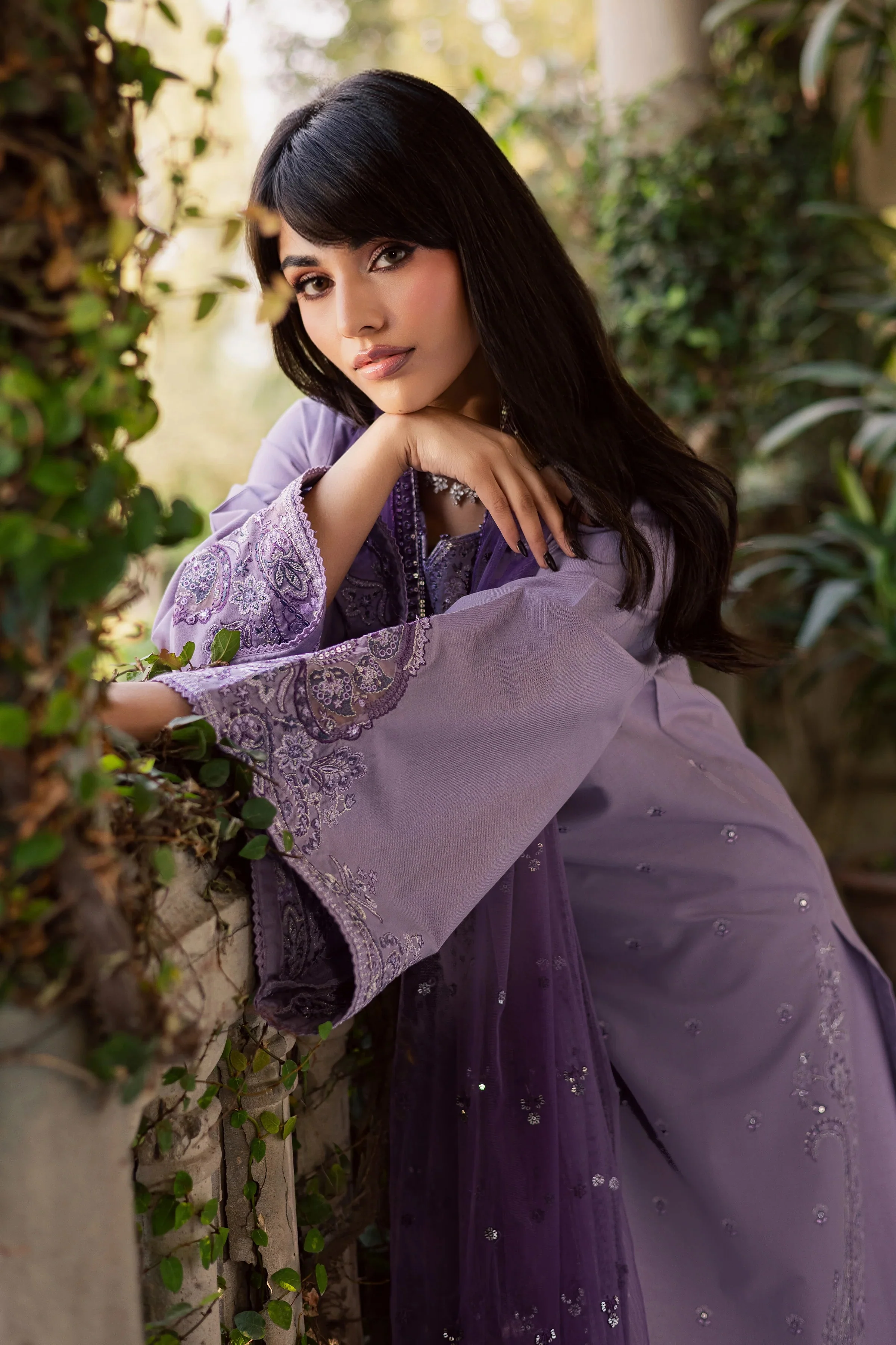 Afifa Embroidered - 3pc - Image 5