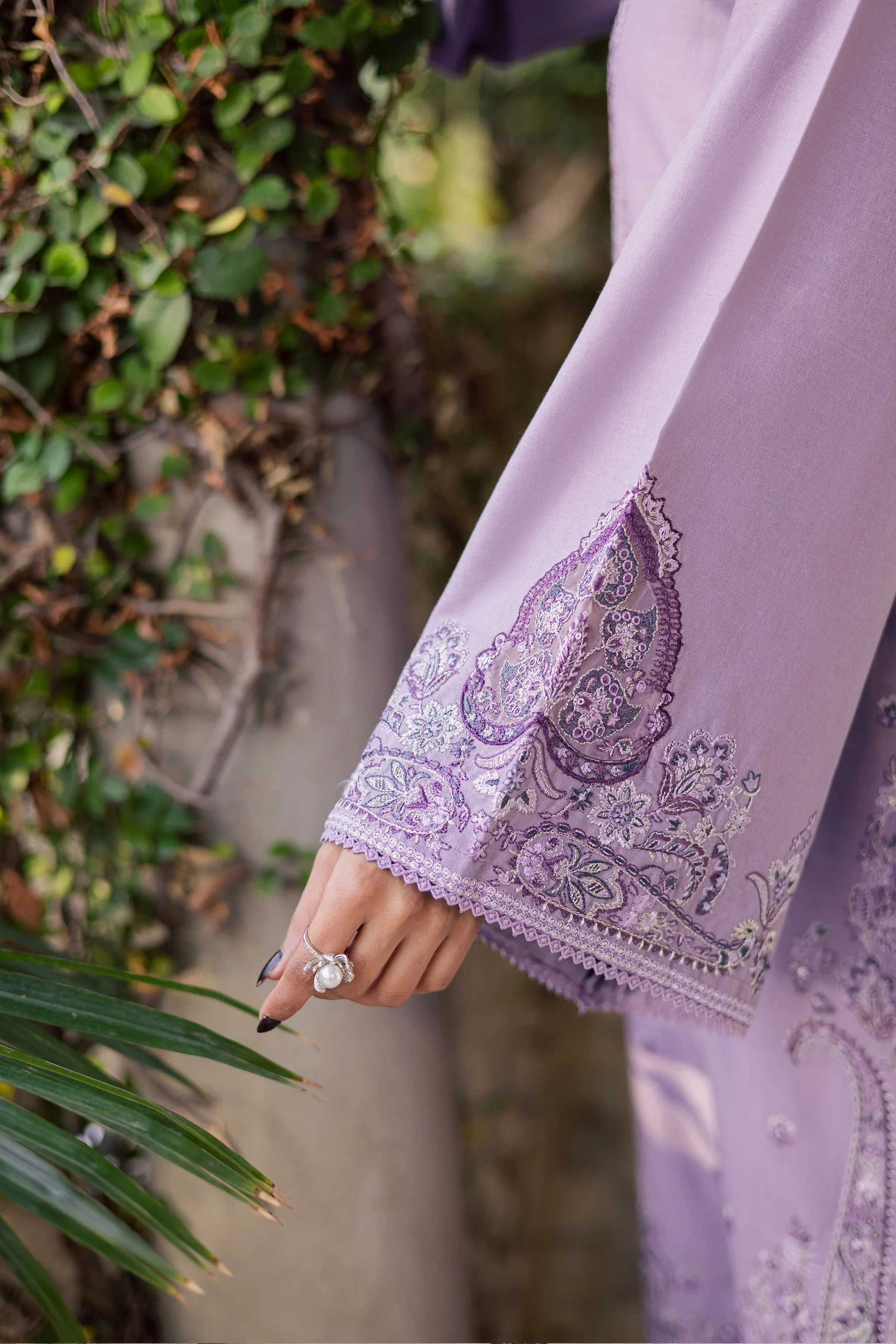 Afifa Embroidered - 3pc - Image 8