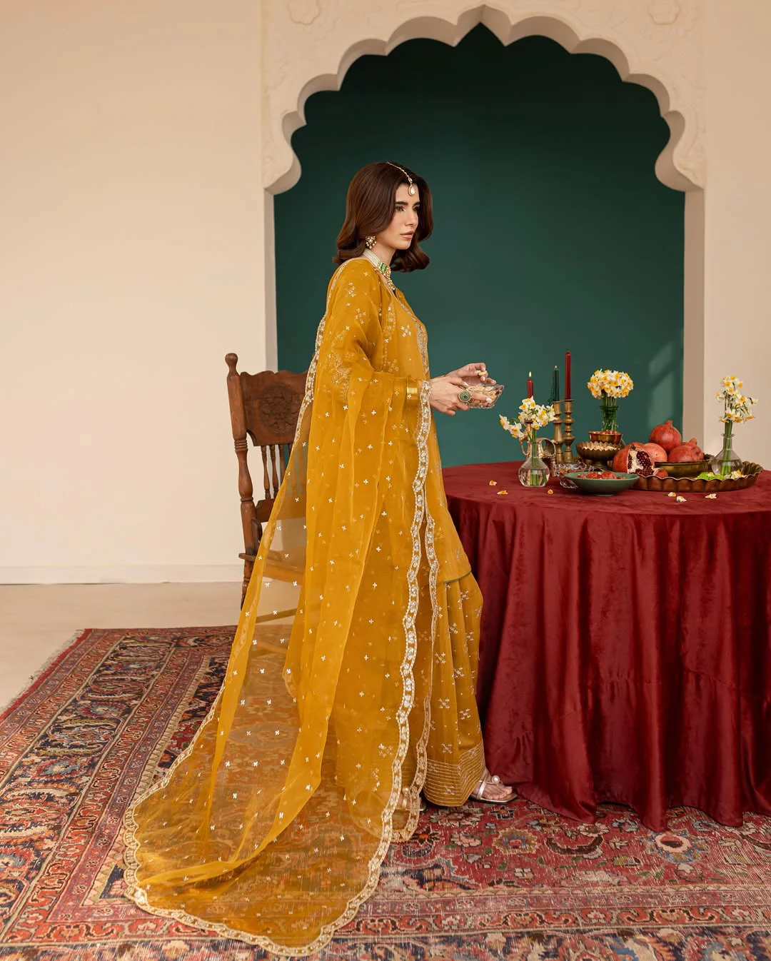 Almas Embroiderd 3pc - Lawn - Image 4