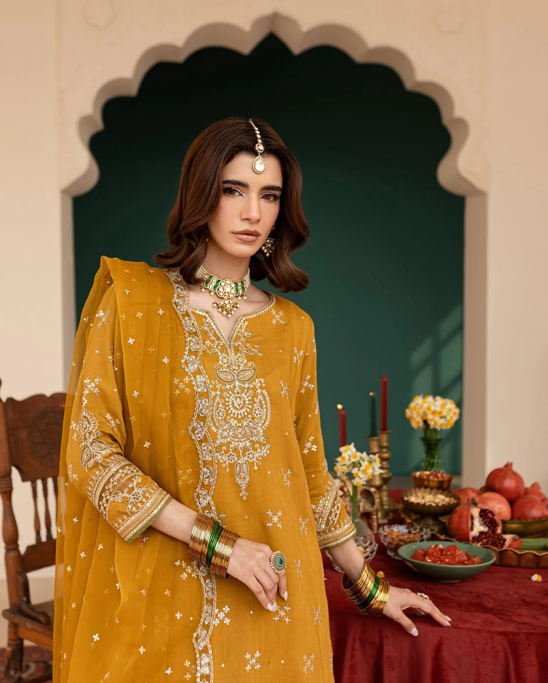 Almas Embroiderd 3pc - Lawn - Image 5