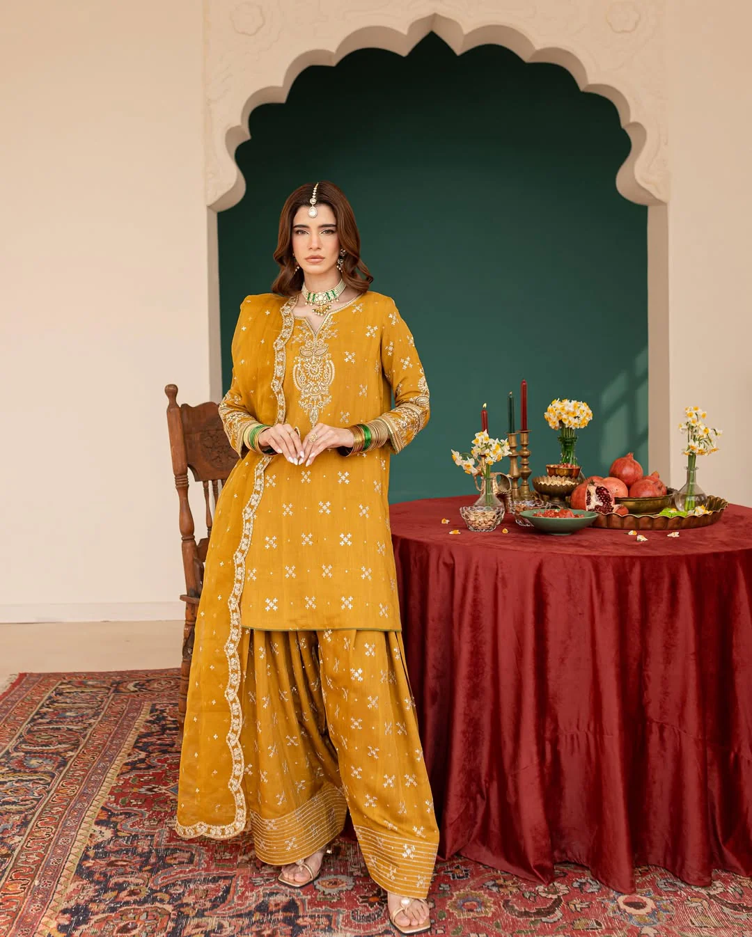 Almas Embroiderd 3pc - Lawn - Image 6