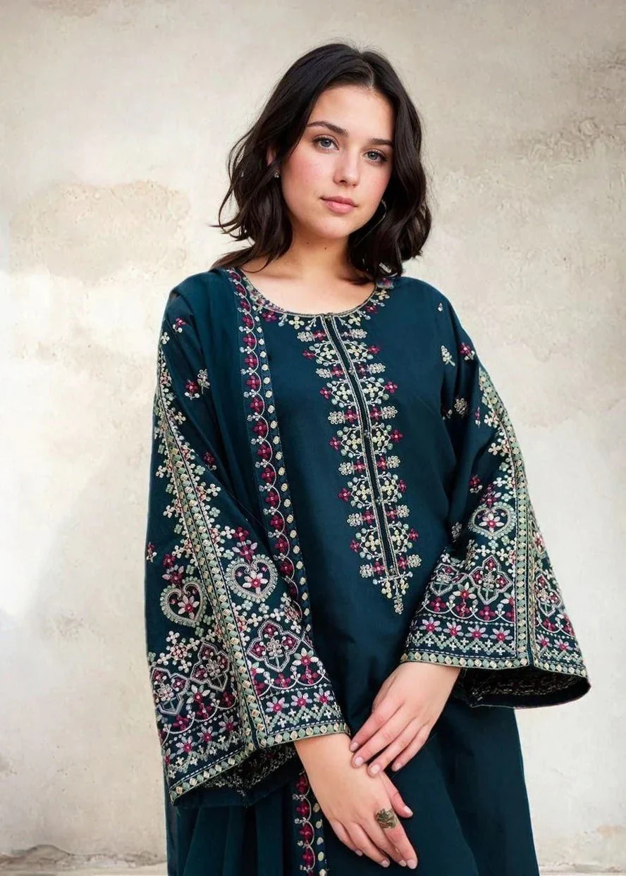 Aadab Embroidered 3pcs - Image 3