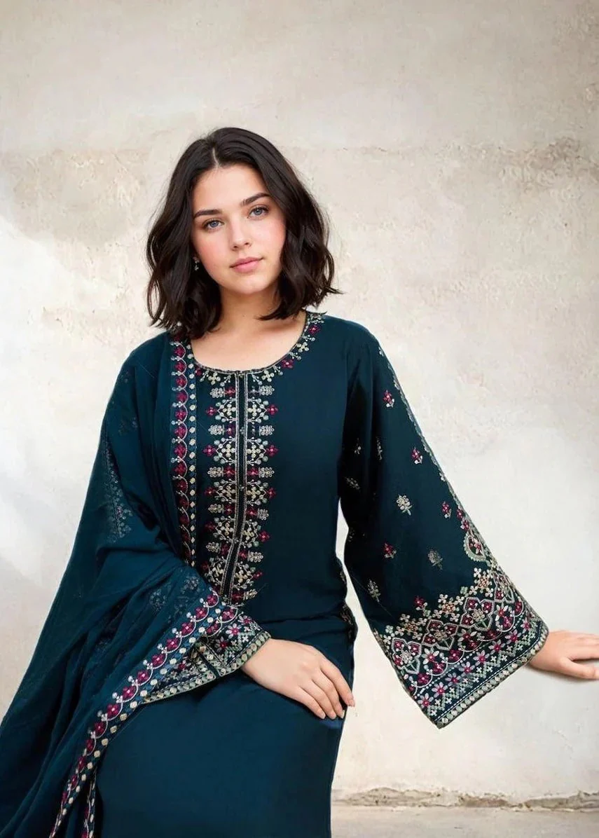 Aadab Embroidered 3pcs - Image 4