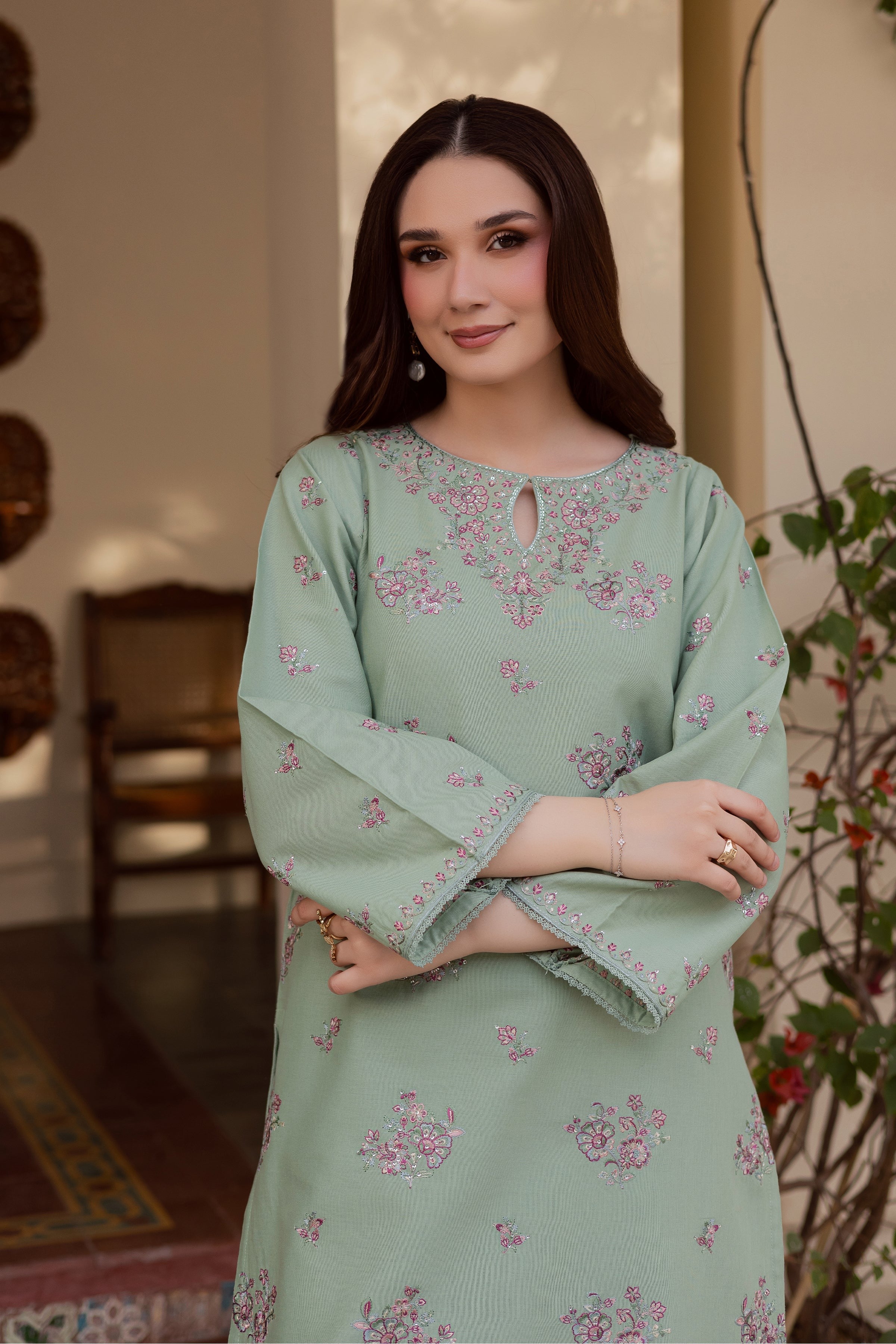 Aroosh Embroidered - 2pc - Image 6