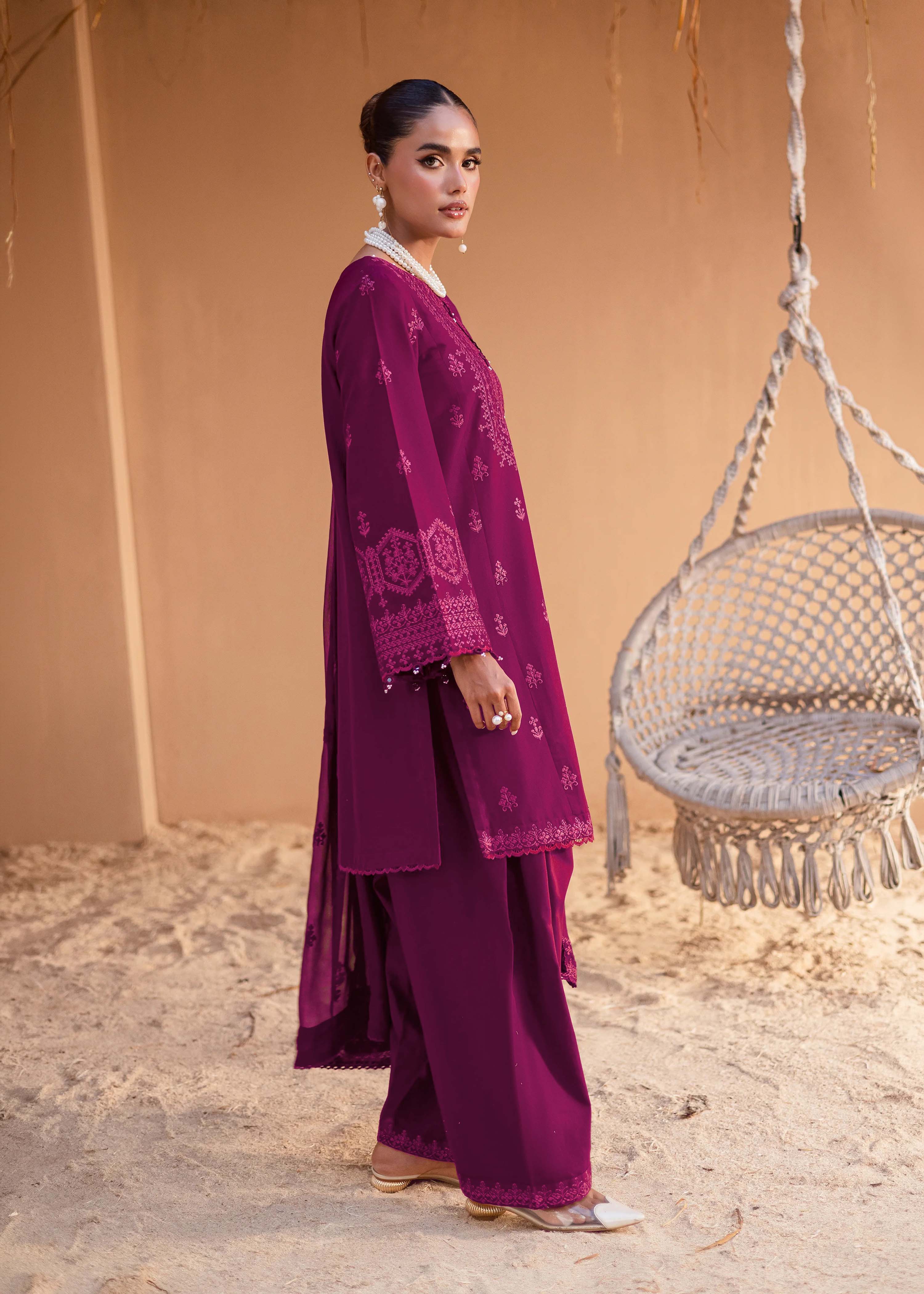 Ava Embroidered - 3pc - Image 8