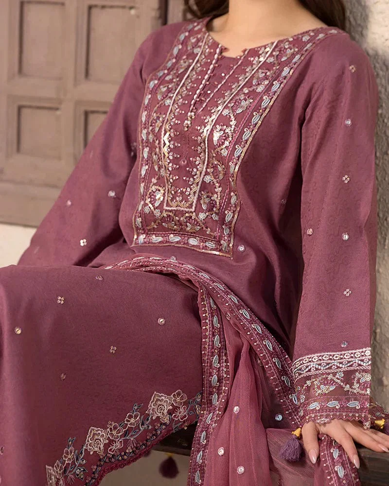 Azeen Embroidered - 3pc - Image 4