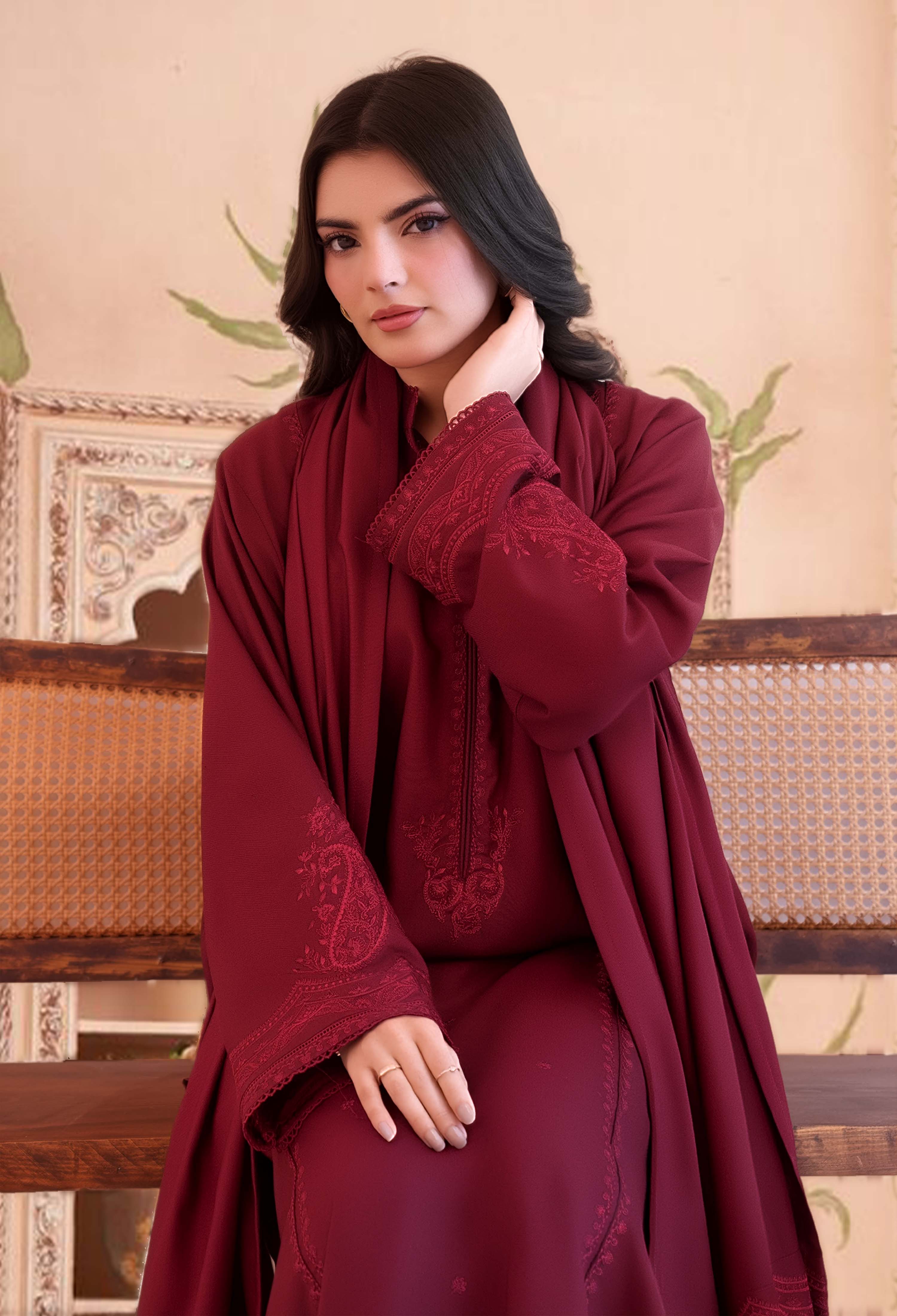 Mehroo Embroidered 3pc - Image 3