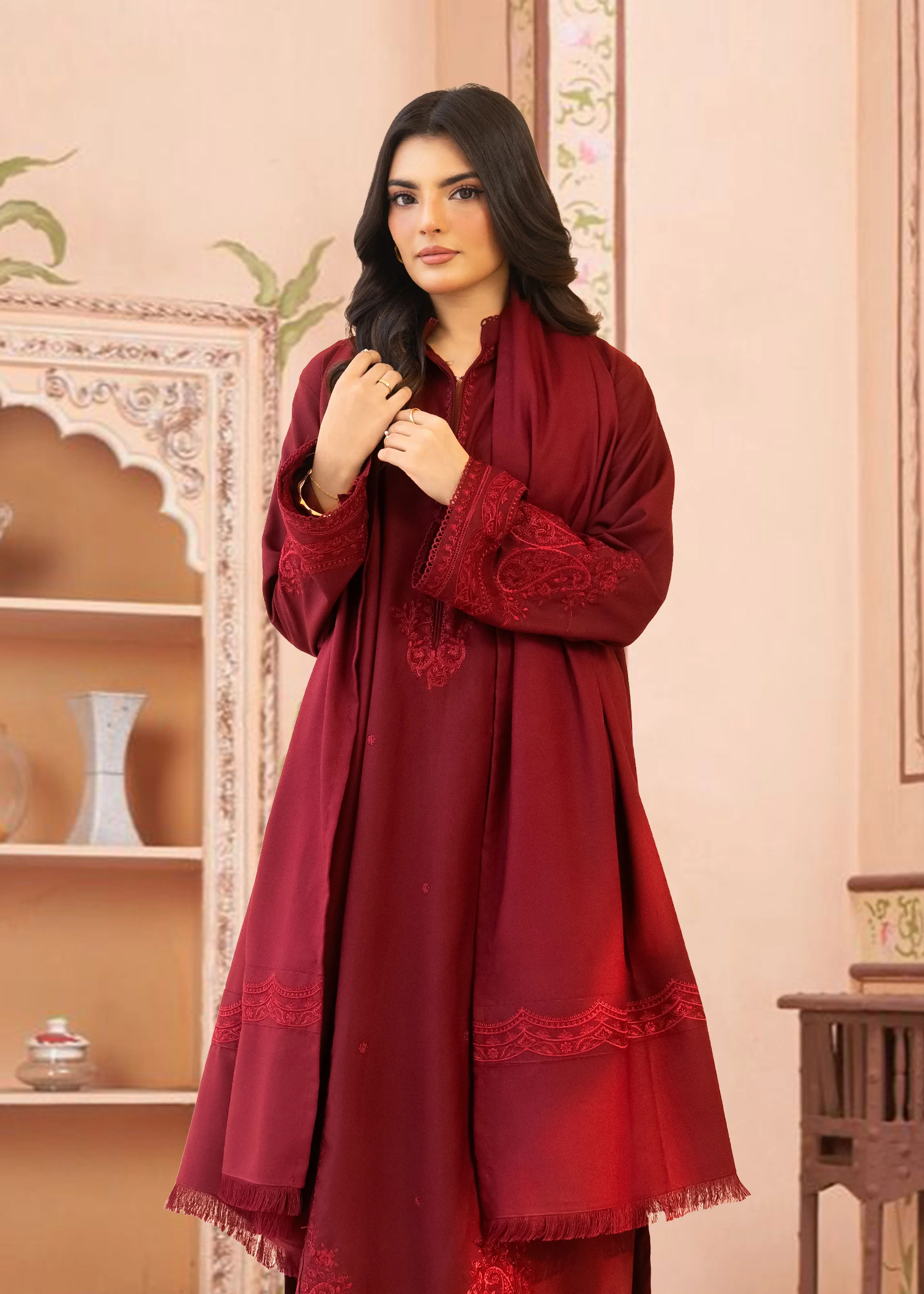 Mehroo Embroidered 3pc - Image 4