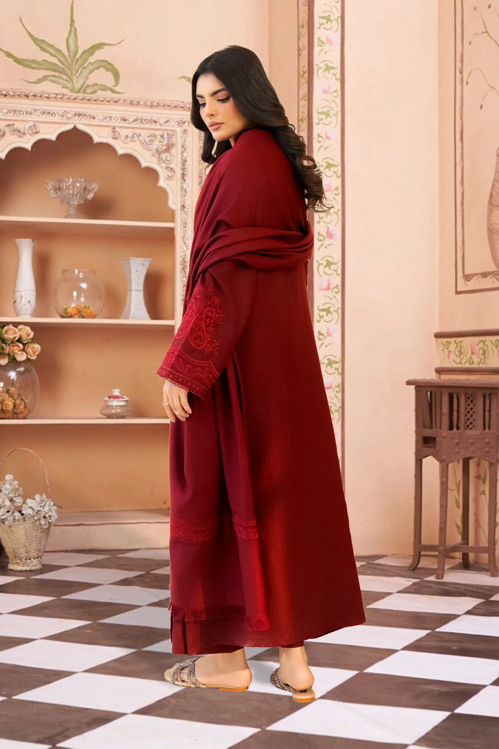 Mehroo Embroidered 3pc - Image 5