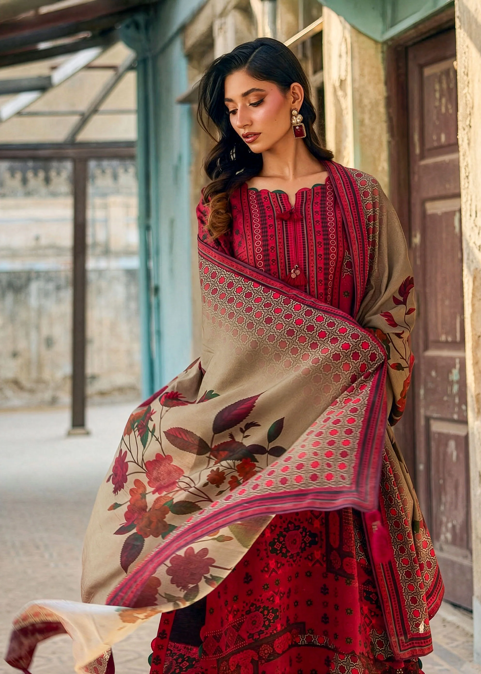 Rubab printed 3pc - Image 5