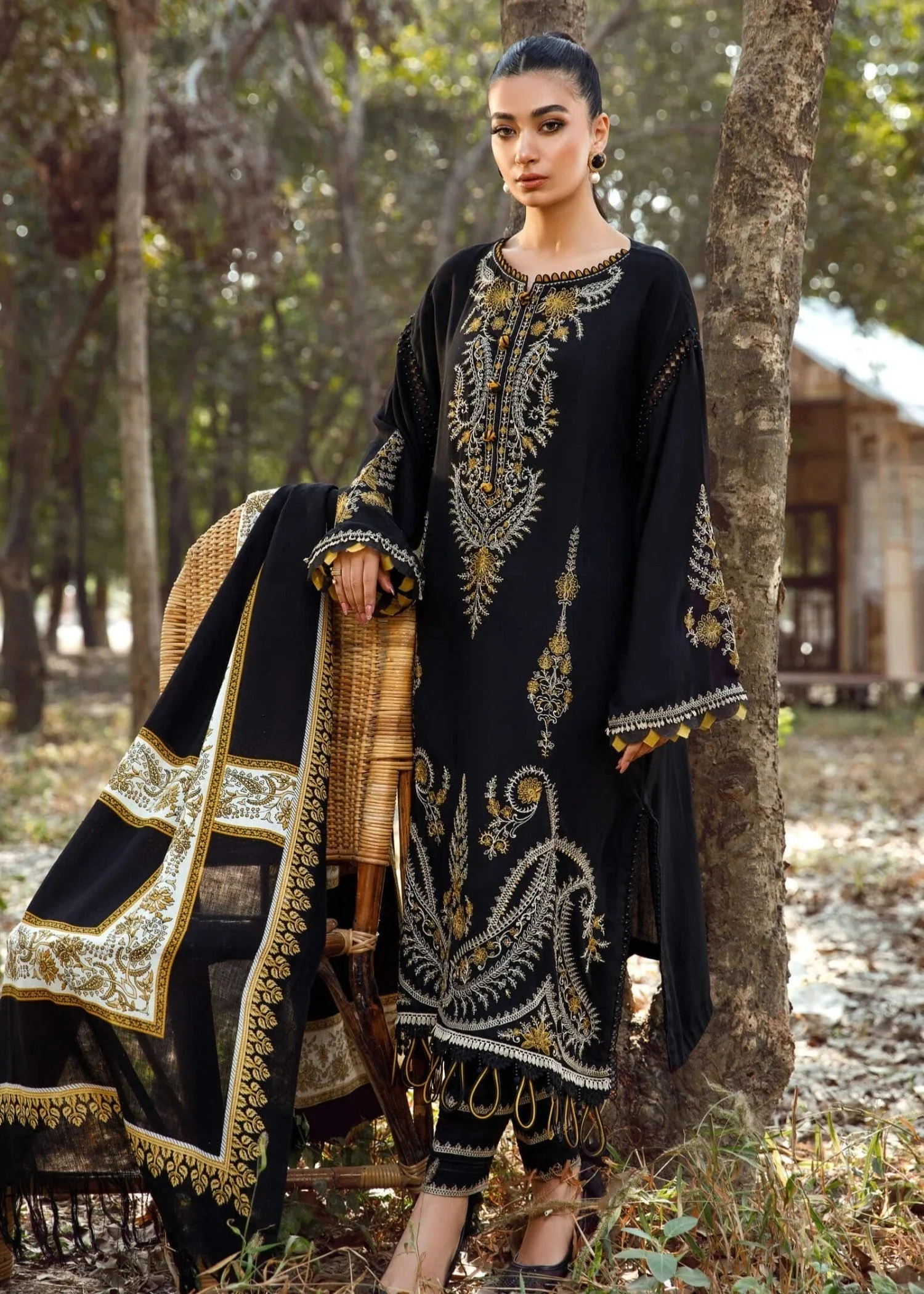 Zen Embroidered - 3pc - Image 3